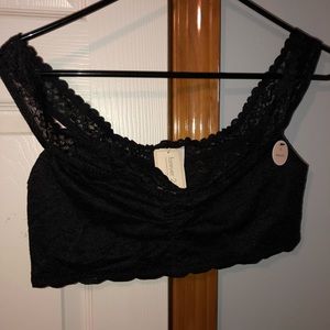Black Lacey bralette